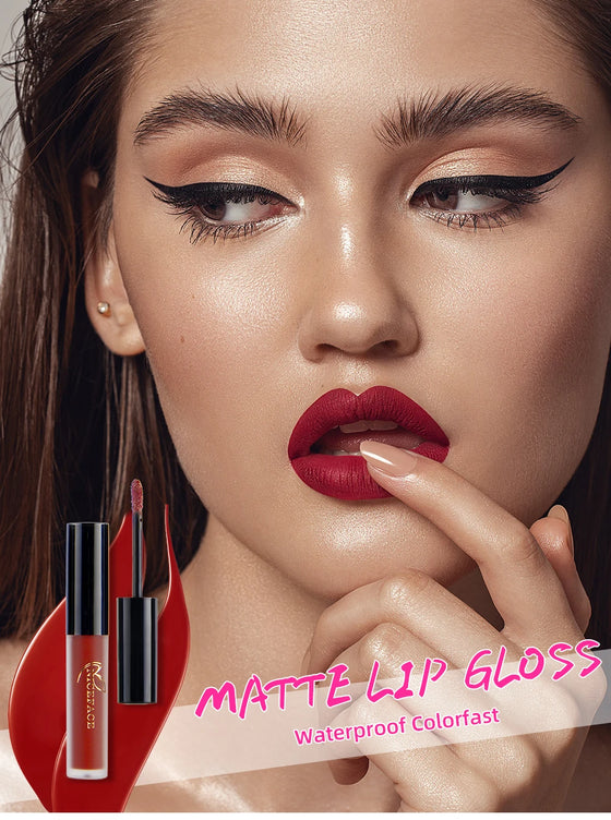 Matte Velvet Lip Glaze Waterproof Long Lasting