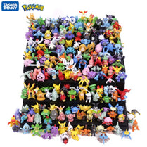 24-144Pcs Pokemon Anime Figure Pikachu Action Model 2-3CM