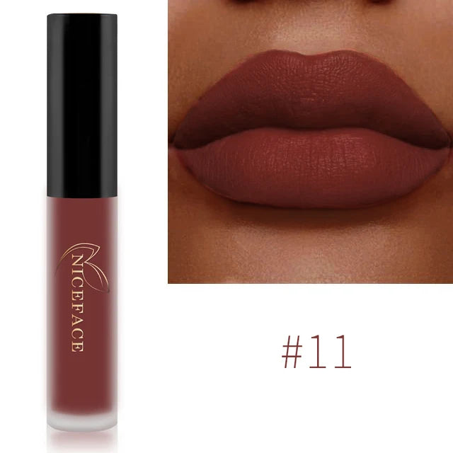 Matte Velvet Lip Glaze Waterproof Long Lasting