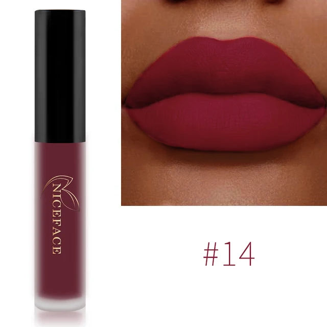 Matte Velvet Lip Glaze Waterproof Long Lasting
